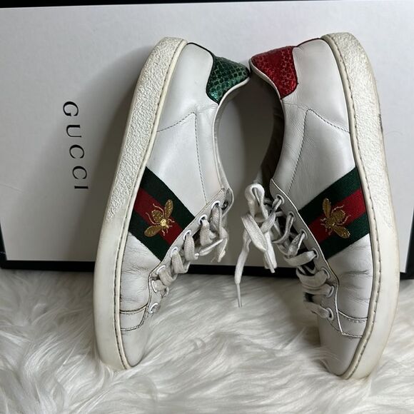 💯Authentic Gucci Sneakers with Cherryline,Size 35.5 🍀 - Picture 10 of 16